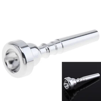 

3C Size Professional High Quality Durable Small Trumpet Mouthpiece Music Instrument Trumpet Mouth with Silver Plated