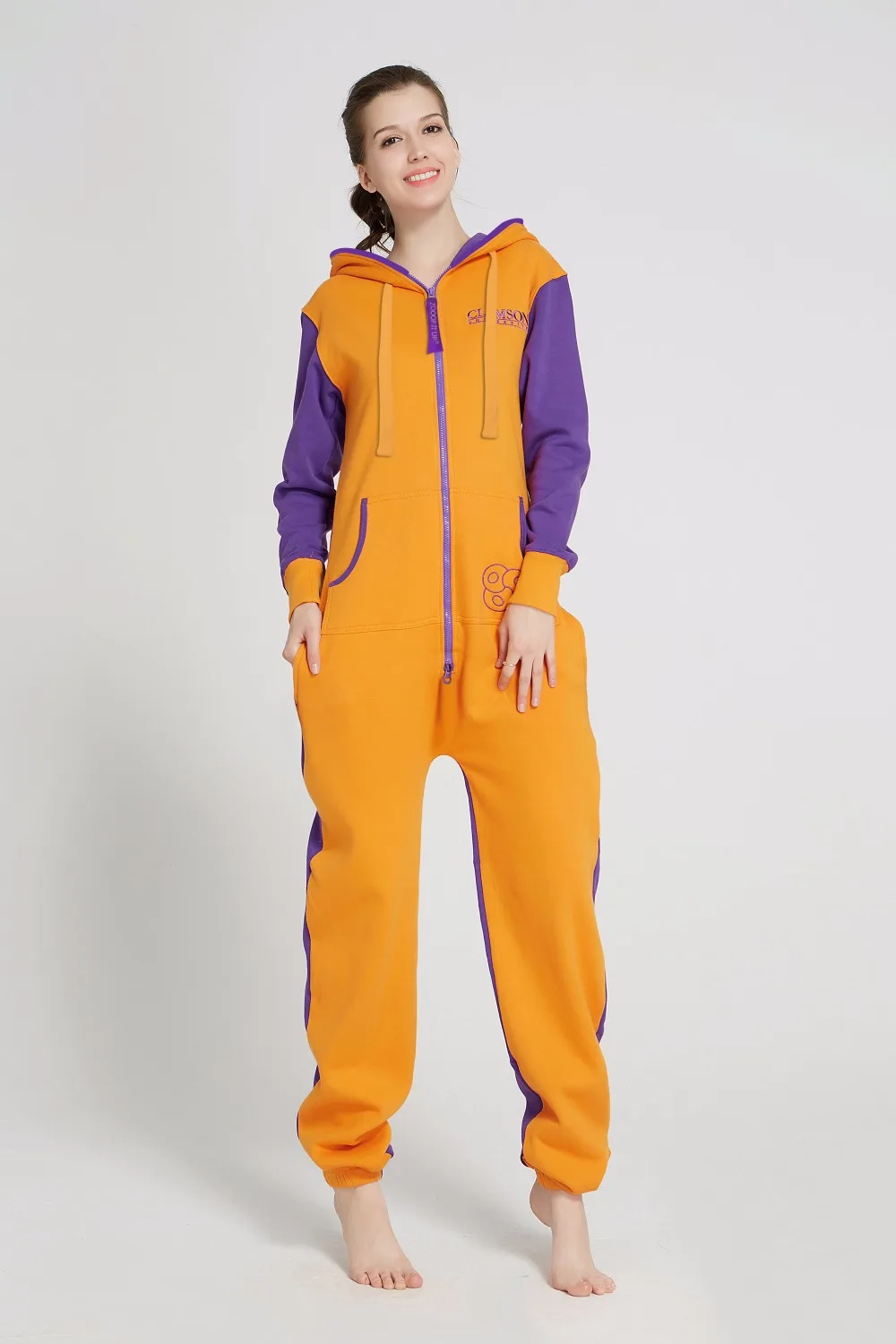 

Nordic Way Hoody Fleece Zip Playsuit One Piece Jumpsuit Zoop It Up Unisex Women Men Romper
