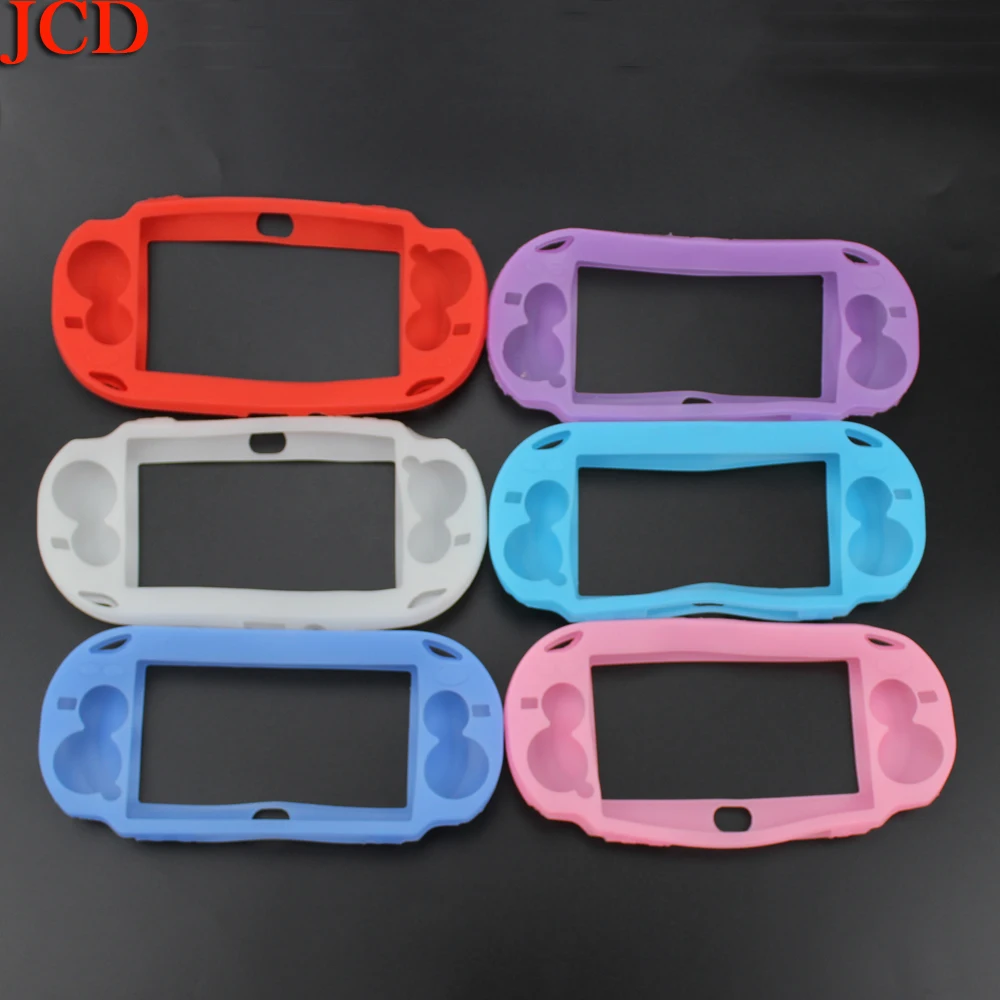 

JCD Soft Silicone Cap Protective Cover Shell for Sony PlayStation VITA PS Vita PSV 1000 Console Protector Skin Case Cove