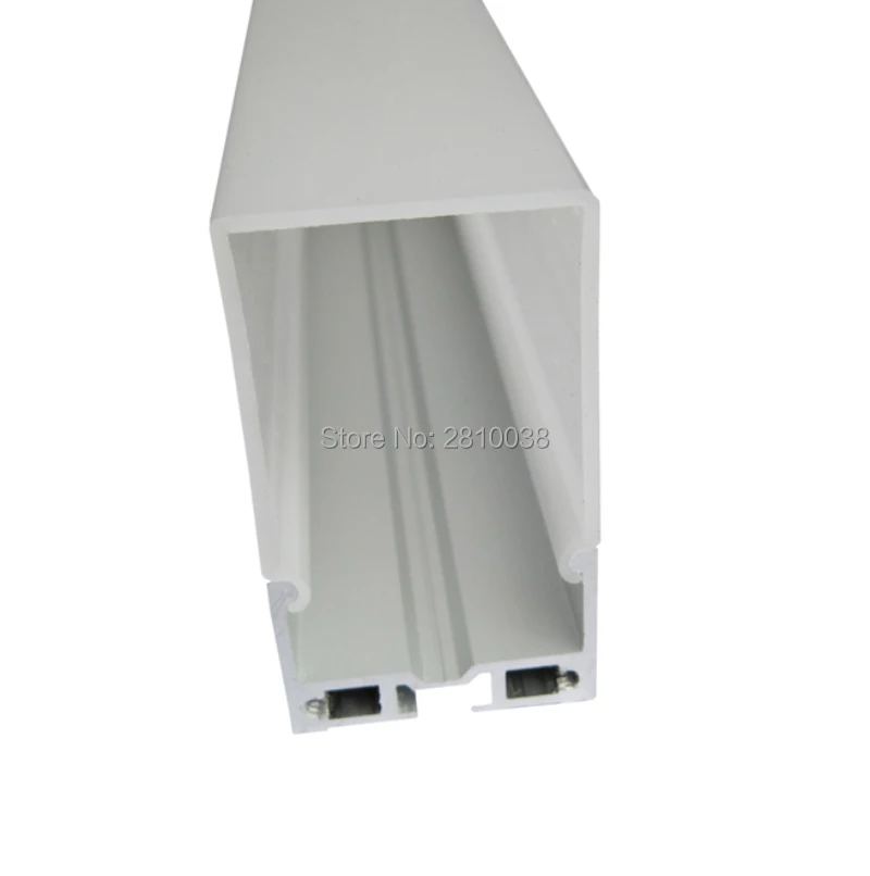 10X2 m Sets/Lot Luz lineal llevó la tira de perfil de aluminio Super profundo en forma de U perfil de aluminio llevó vivienda para las luces de techo - 4