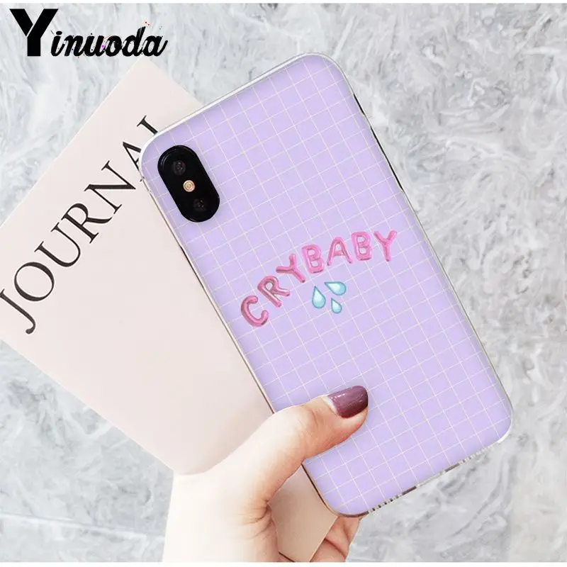 Yinuoda Melanie Martinez Cry baby мягкий силиконовый черный чехол для телефона для iPhone 5 5Sx 6 7 7plus 8 8Plus X XS MAX XR - Цвет: A5