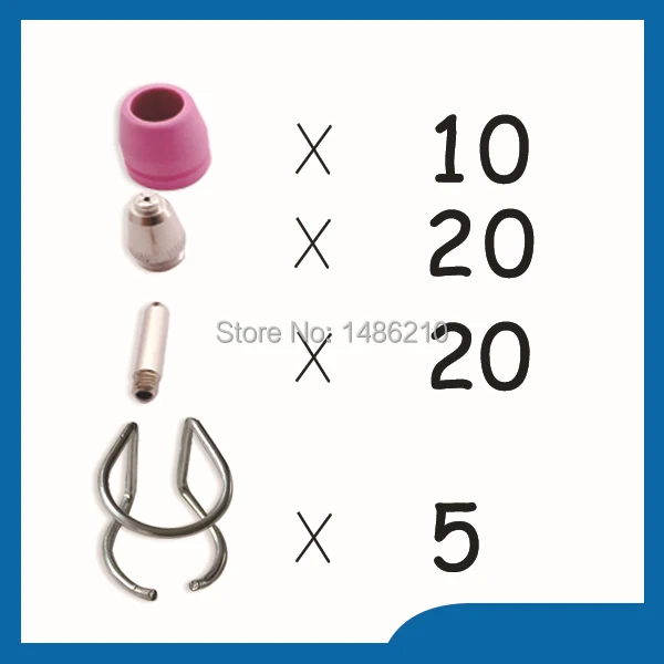 P60 Plasma Nozzles TIPS 1.2 WSD 60P Plasma Cutter Cutting 60Amp Pilot