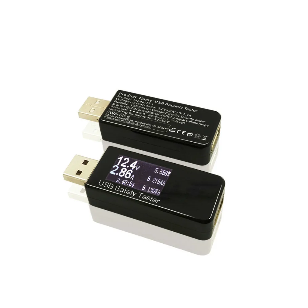 

Digital Dispay 5V-30V USB Tester Current Voltage Charger Capacity Doctor Quick Charge Power Bank Meter Voltmeter