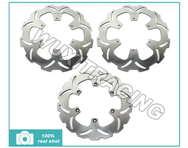 Front Rear Brake Disc Rotors For KTM LC8 ADVENTURE 950 990 S R 2002 2004 2006