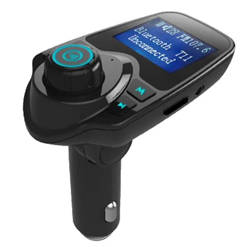 Car Bluetooth Player T11 Wireless Handsfree Mp3 Adapter Dual Usb Car Charger Lcd Display A2DP 5V 2.1A Auto FM Transmitter