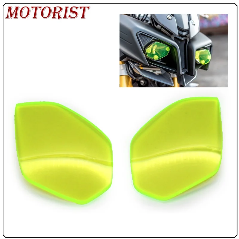 

MOTORIST Motorcycle accessories Headlight Protector Cover Screen Lens For YAMAHA MT 10 MT-10 mt-10 R1 R6 Acrylic