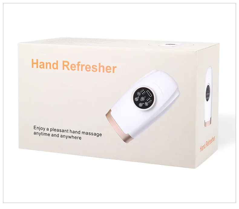 Electric Rechargeable Air Pressure Hand Massager pneumatic palm massager hot compress vibrating massage finger relax