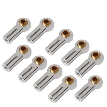 

10Pcs Metal Link Rod End Ball Heads Joint for 1/10 RC Car Crawler Buggy Truck