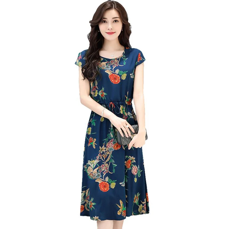 vestidos de algodão para senhoras