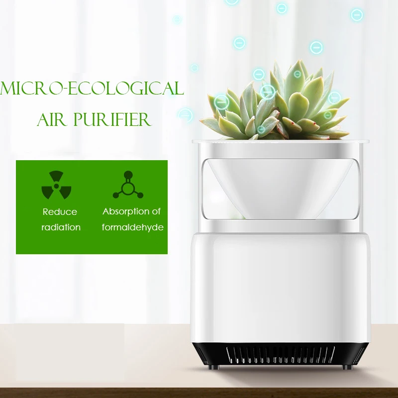 Desktop Air Purifier Negative Ions Microecology Air Cleaner Cold