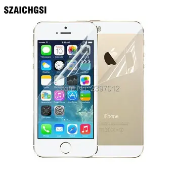 

SZAICHGSI clear screen protector for iPhone 7 plus screen protective film screen guard with cleaning cloth wholesale 500pcs