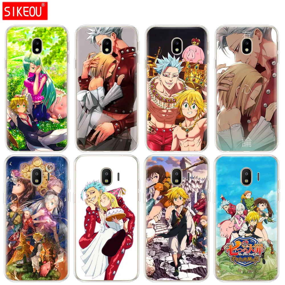 Силиконовый чехол для телефона Samsung Galaxy J3 J5 J7 2017 J330 J530 J730 PRO j2 2018 Nanatsu no Taizai Seven Deadly
