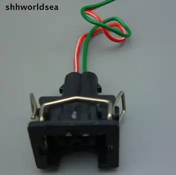 

shhworldsea 2 Pin car Female Wire Harness Connector plug EV1 Fuel Injector Nozzle Waterproof Connector 829441-1 037 906 240