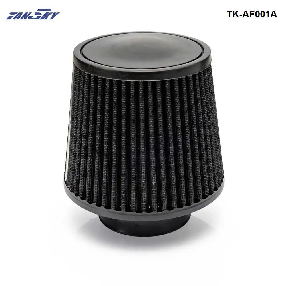 TANSKY Air Filter 3" 76mm Air Intake Filter Height High Flow Cone Cold Air Intake Performance For Cherokee 84-05 TK-AF001A