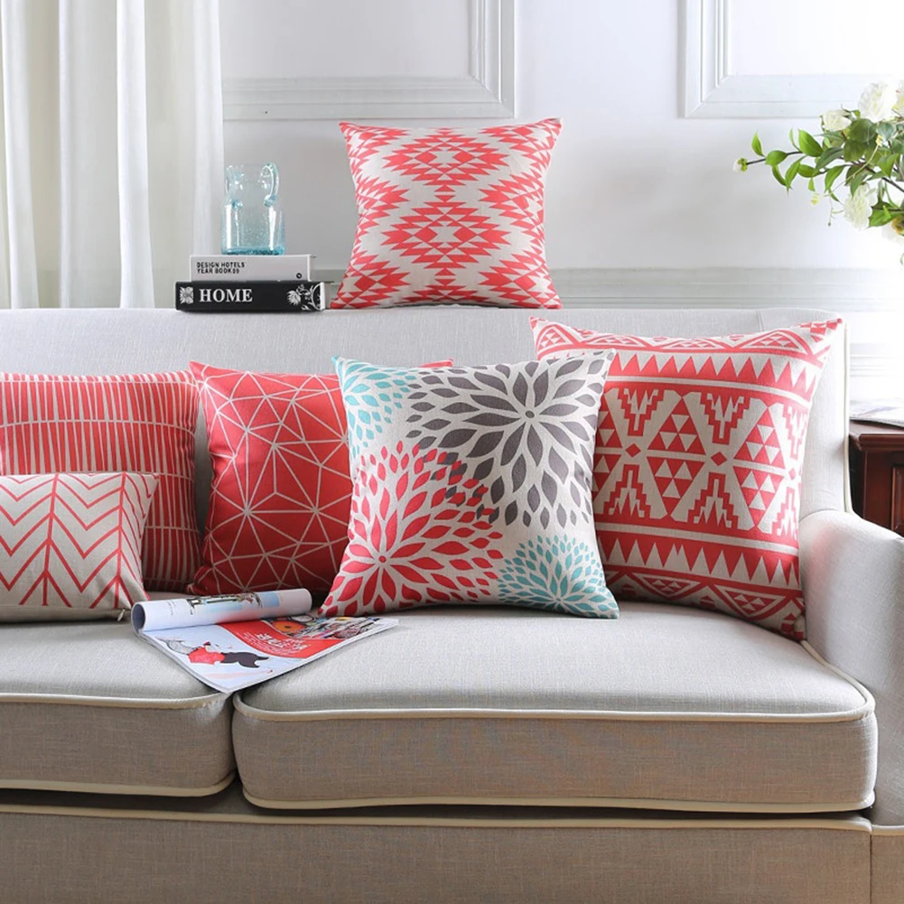 

Geometric Cushion Throw Pillow Case Home Room