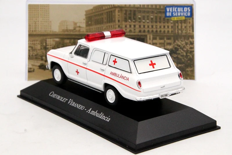 Alvis 1:43 IXO Chevrolet Veraneio Ambulancia коллекция моделей литья под давлением белый подарок для