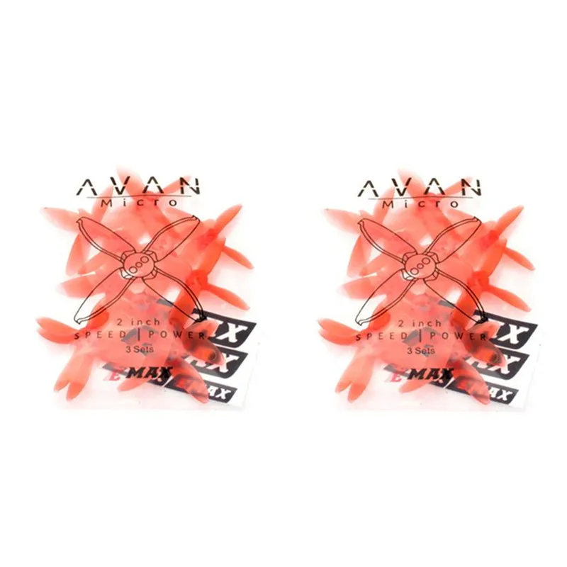 Emax AVAN микро 2 дюймовый 4 Лопастной Пропеллер для внутреннего FPV RC Mini Drone 11 серии RS1106