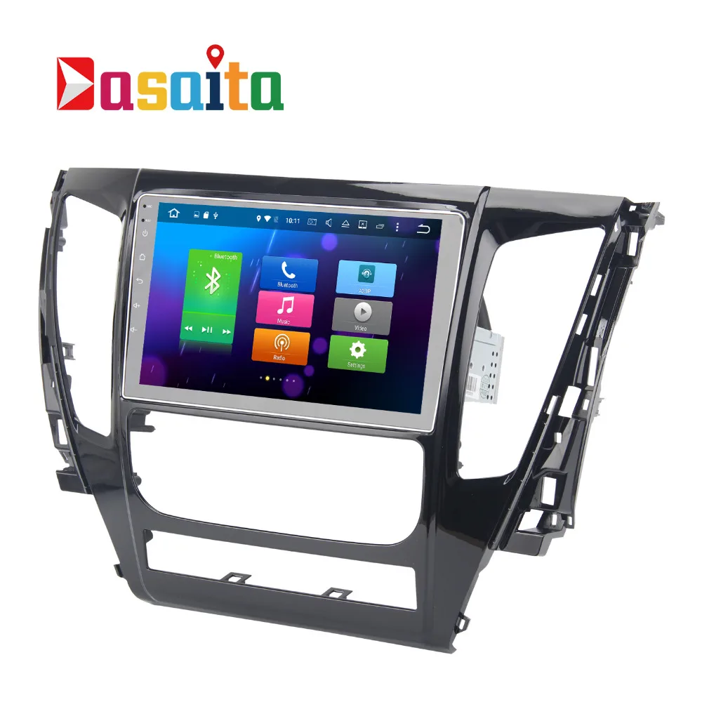 Dasaita 9 &quotAndroid 6 0 автомобиль gps плеер для Mitsubishi Pajero Sport 2017 с Octa core 2 ГБ Ram Авто радио
