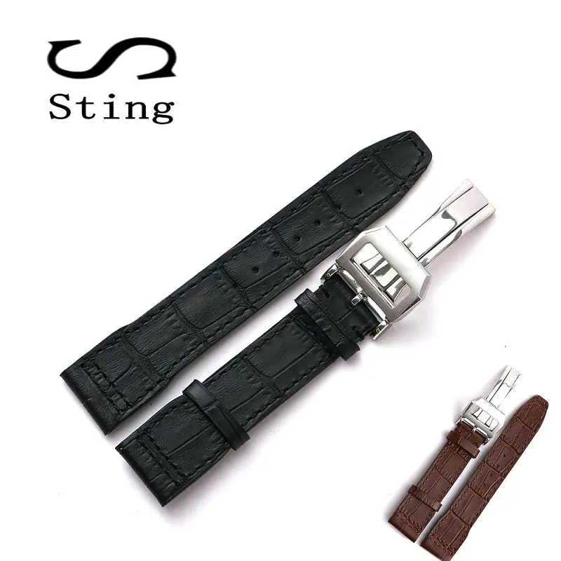 

Sting Strap Men Genuine Soft Calf Leather Watch Band Strap for Mark 17 Series 20 21 MM Watches Accessories Wristband