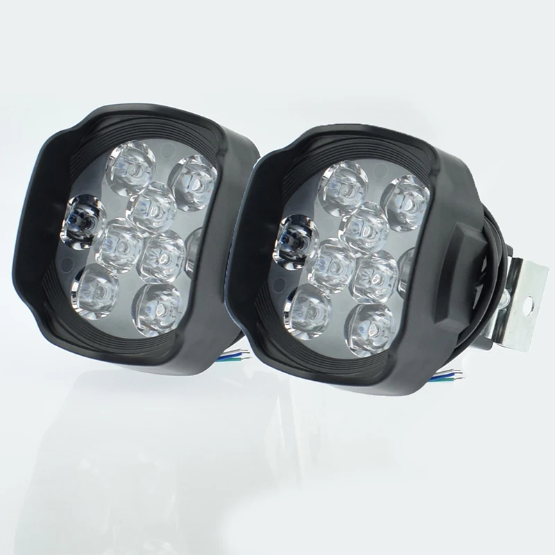 

2pcs Motorcycle LED Headlight motor Fog lamp spotlights 12V 15w 6500K White Motorbike Working Spot Light Moto Bike Headlamp