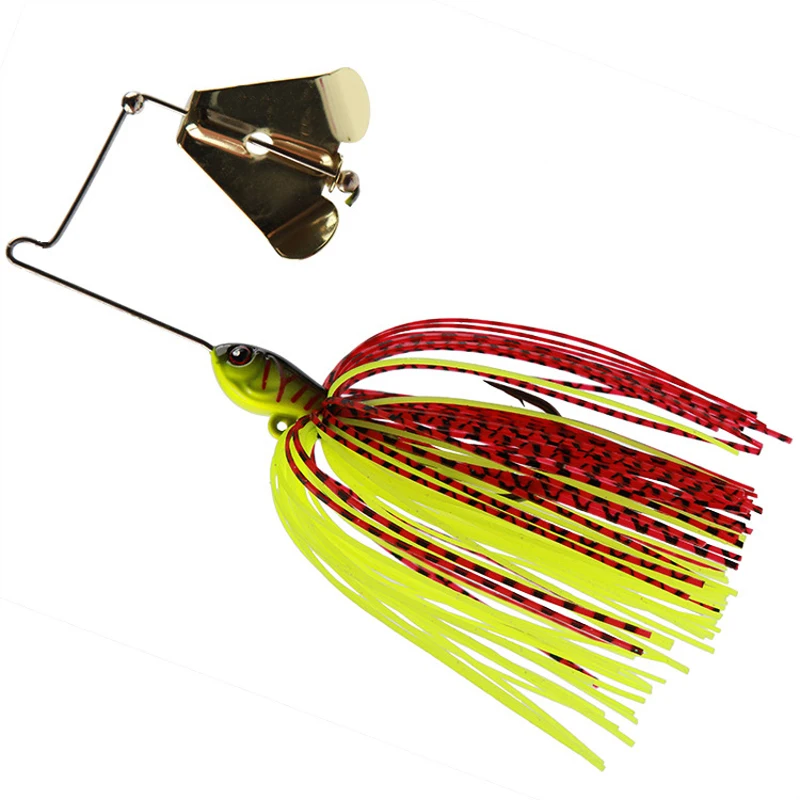 13gmetal Spoon Buzzbait Спиннер приманка для ловли окуня гольян кривошипная VIB Спиннербейт
