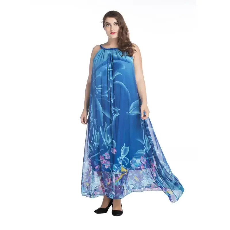 M-7XL Women Clothes 2018 Summer Beach Dress Are Fashionable And Sexy Plus Size Bohemian | Женская одежда