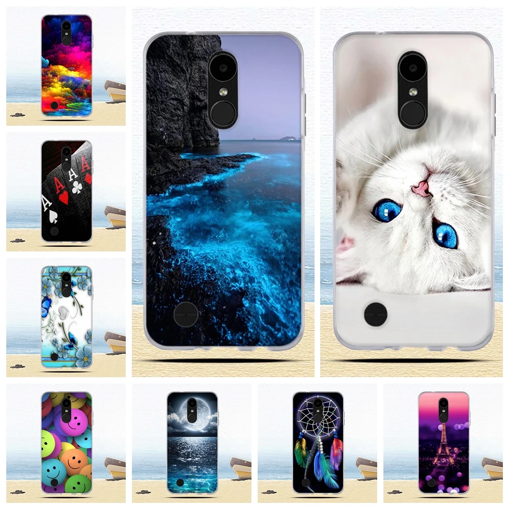

For LG K4 2017 M160 Case Silicone Soft TPU Covers for LG K8 2017 Case Phone Fundas For LG k4 2017 Cover Phoenix 3 Fortune Coque