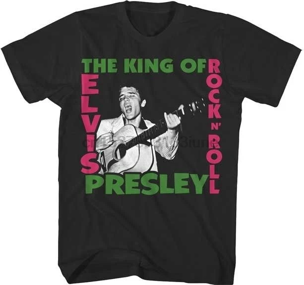 

Elvis Presley The King Of Rock Licensed Adult T Shirt