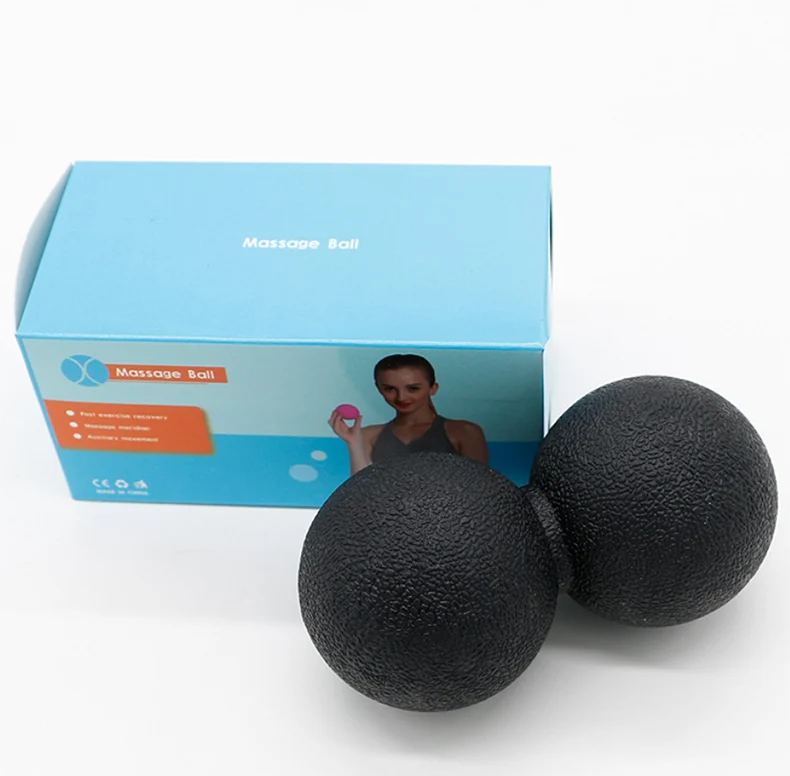 Yoga Balls Полное Тело Упражнение Спорт двойной Лакросс арахис Массажный мяч для грудного отдела позвоночника-верхняя задняя Шея