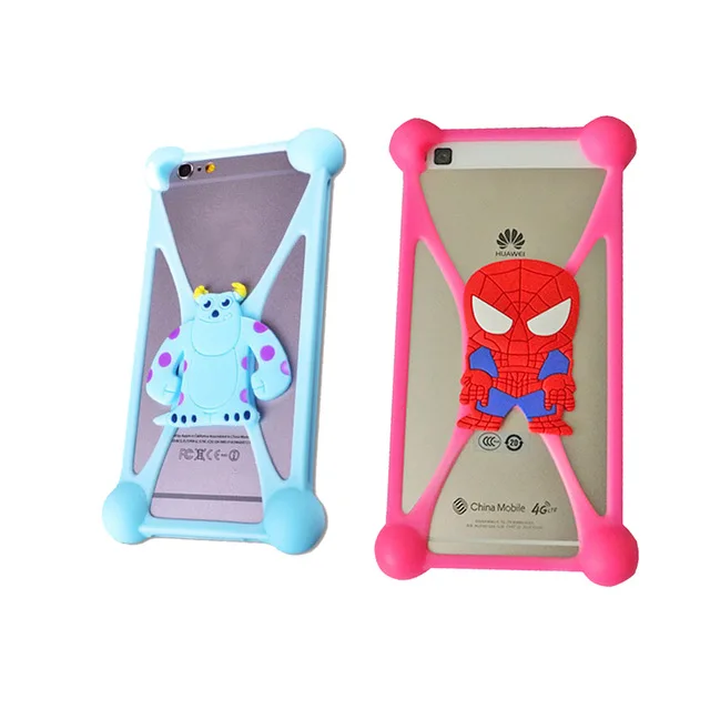 

Cute Cartoon hello kitty Batman Minnie Minions Stitch Soft Silicon Case Cover for Fly Life Compact Mega Photo Pro Power Plus 3