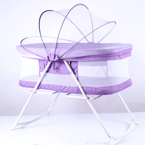 purple bassinet