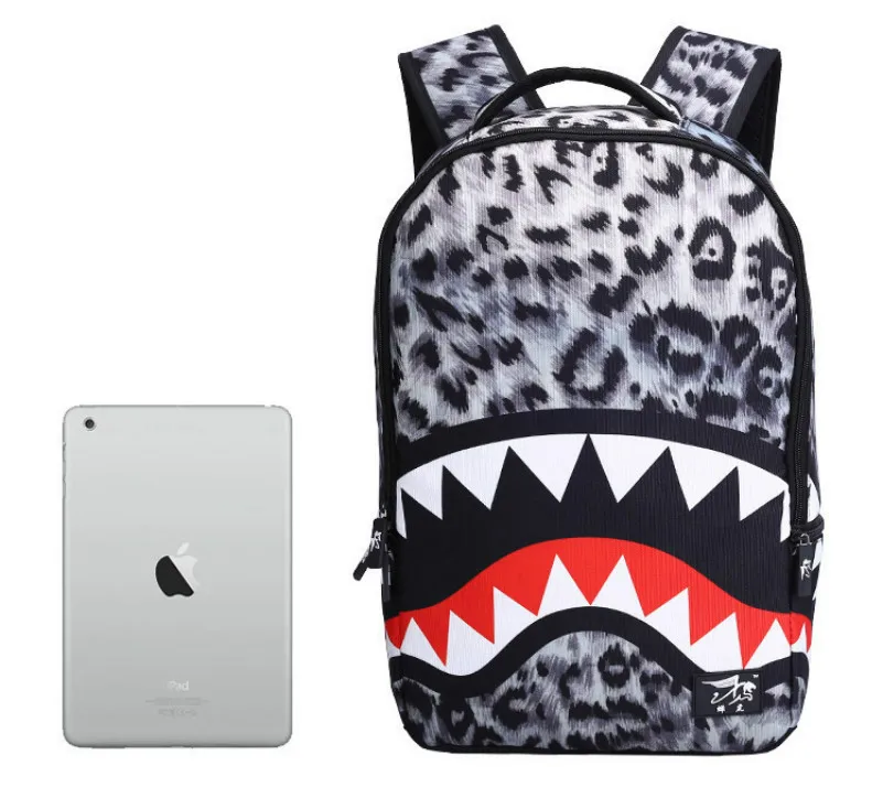 Ученик средней школы сумка на плечо классная Акула женская сумка-рюкзак мультфильм школьные сумки back pack