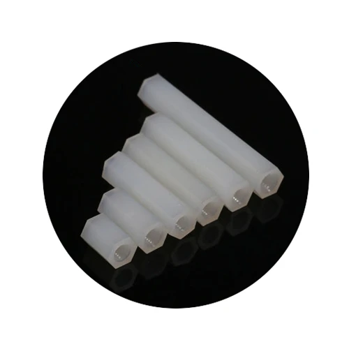 100Pcs Female Hexagonal Nylon Internal Screws Through Hole Pillars Column Nuts M3*18/20/22/25/30/35mm | Обустройство дома