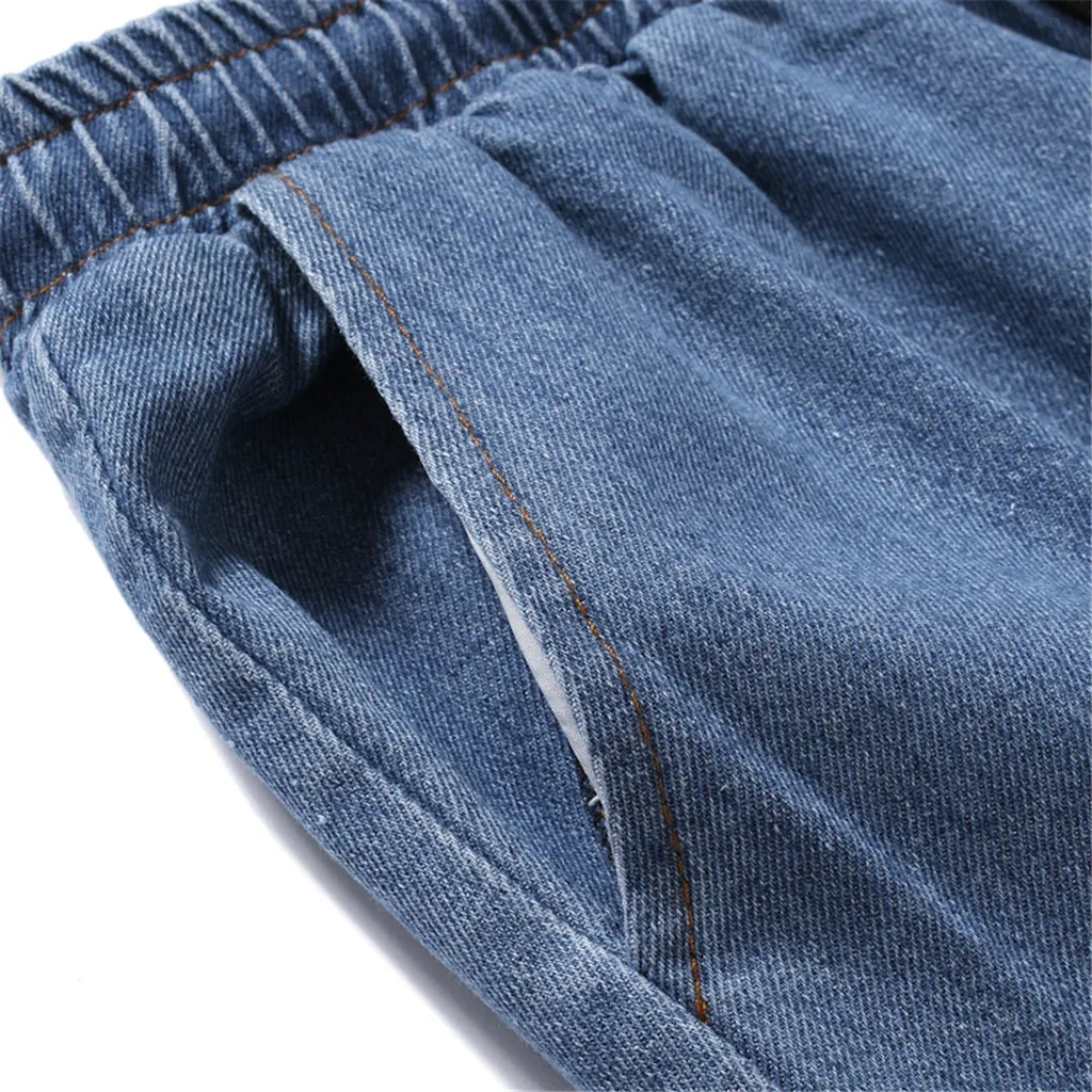 Feitong/модные летние брюки с боковыми карманами; мужские брюки с ...