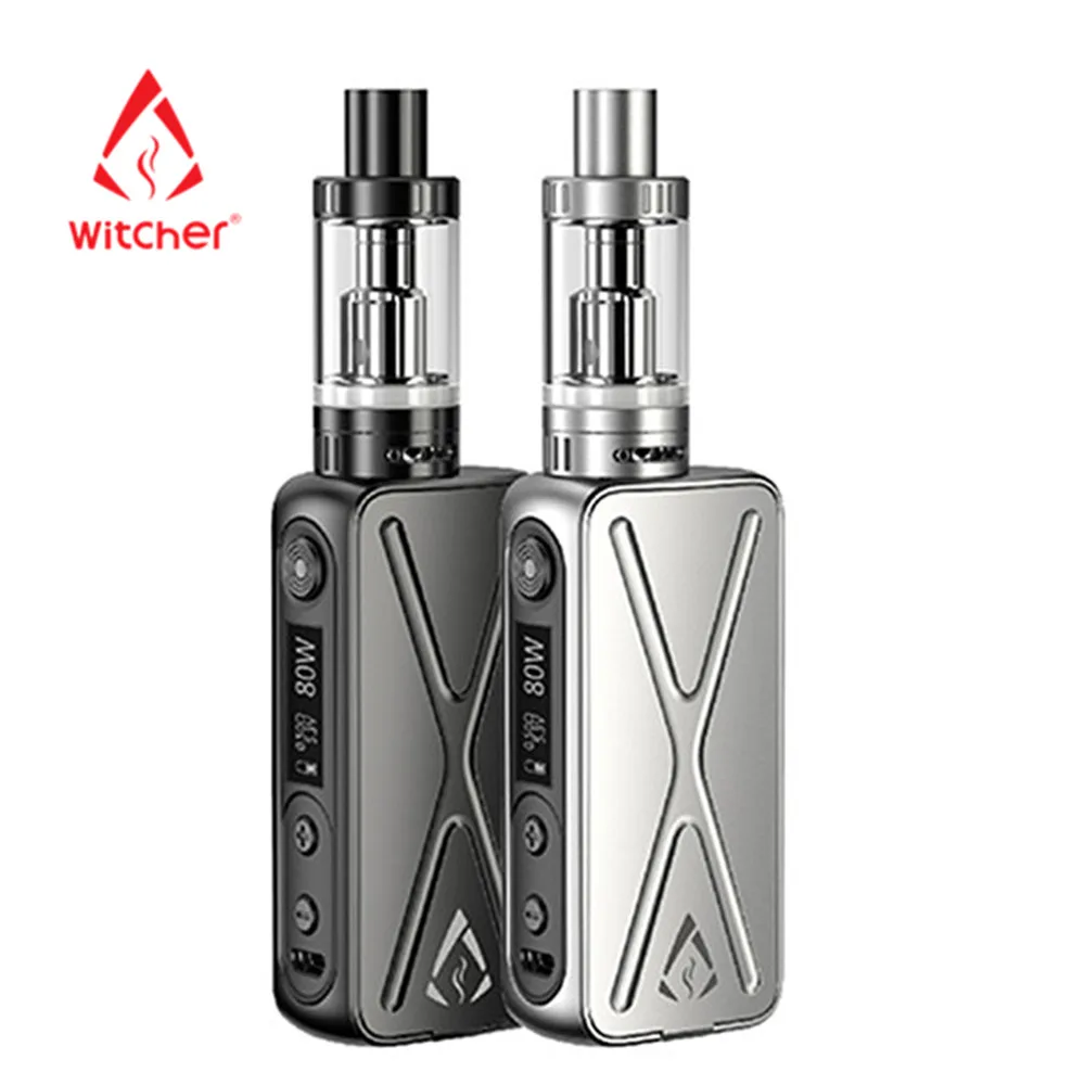 

Clearance SALE 80W Box Mod TC Vape Pen Witcher A Box Mini 80 5.5ml Tank Huge Vapor Temperature Control Electronic Cigarette