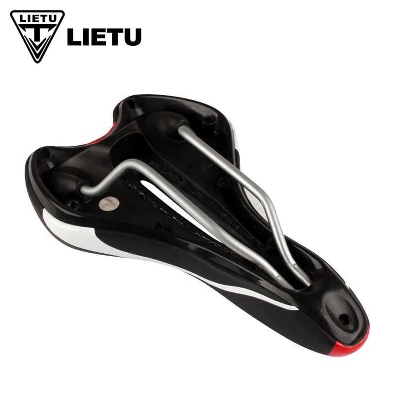 Bicycle saddle cushion cover LIETU Widen Road Mountain MTB Gel Comfort Saddle Bike Bicycle Cycling Seat Cushion Pad Cover Anti-slip Waterproof