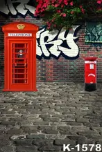 Newest TELEPHONE Photography Background Digital Cloth Fundo 1.5X2m Unique Design Photo Studio For Children estudio fotografico