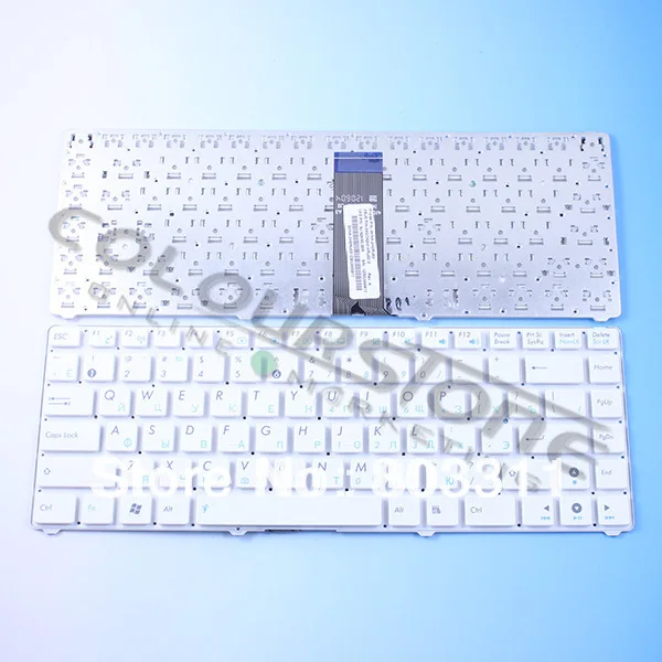 Русская клавиатура для Asus Eee PC EPC 1225 1225B 1225C VX6S U24, WIHTE RU Клавиатура для ноутбука/