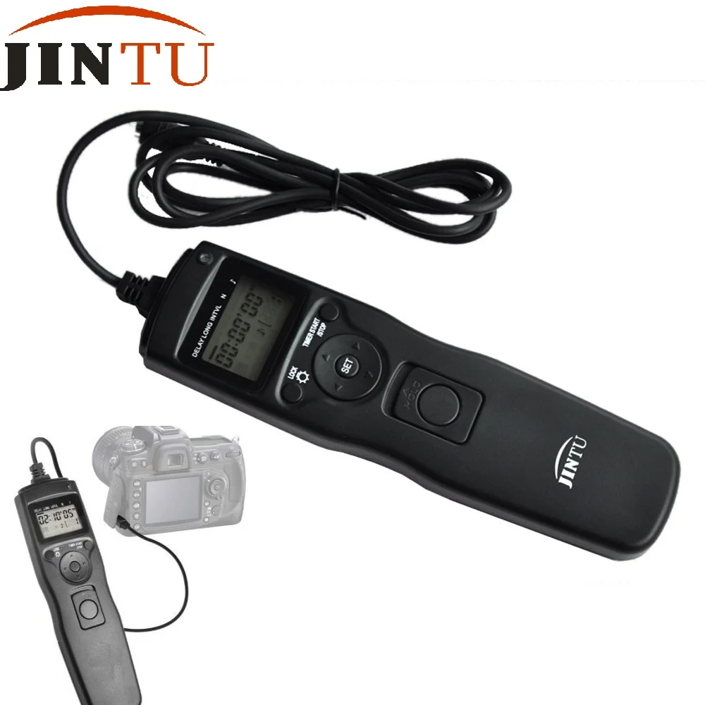 Camera Remote Shutter Release JINTU Timer Shutter Release Time Lapse Intervalometer Remote Cord C3 For Canon Camera 7D Mark II 6D 5D II III 50D 40D 5D IV