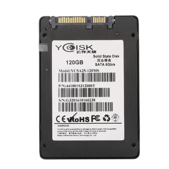 

Free shipping Goldendisk YCdisk Serial 2.5 inch ssd 120gb sata3 for laptop Solid State Drives 6Gb/s Speed 500 MB/s