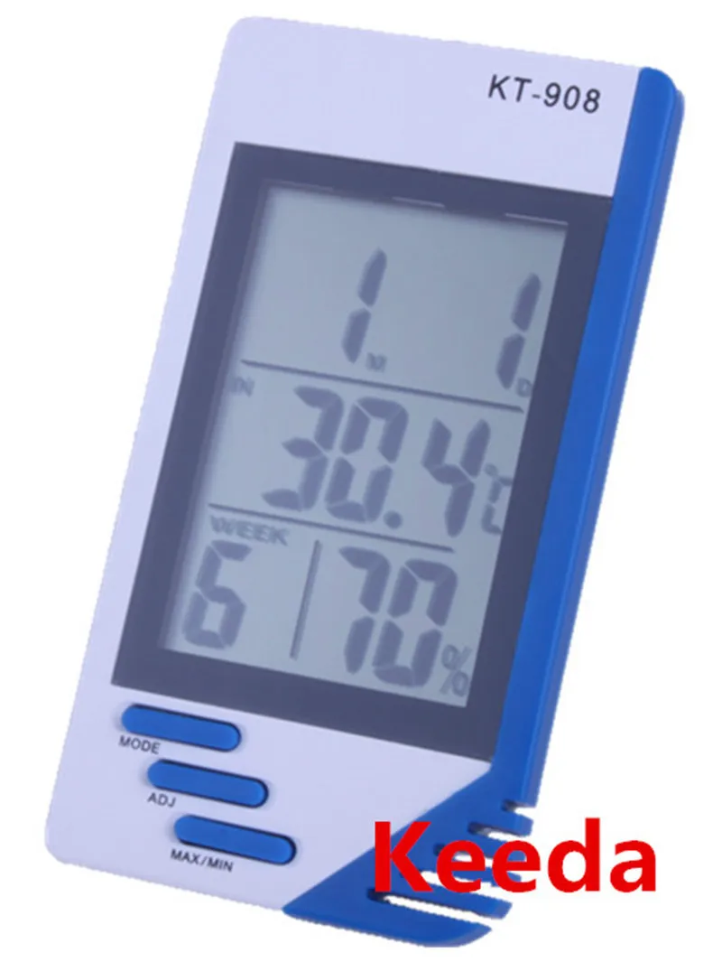 KT908LCDDigitalDisplayIndoorOutdoorTemperatureTester