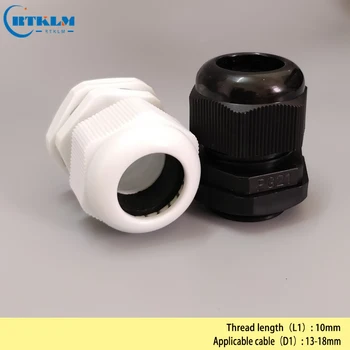 

PG21 Nylon Cable Gland Waterproof Gasket Plastic Connector for 13-18mm IP68 20PCS/LOT Plastic Waterproof Connector