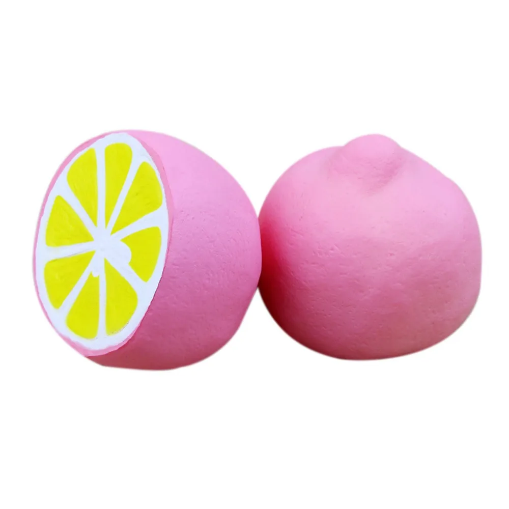 Squishies Jumo Half Lemon Suoer медленный рост Ароматические Подвески стресс игрушка подарок головоломка игрушка