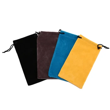 

5PCS Drawstring Sunglasses Bags Solid Color Bags Myopia Customized Glass Case Eyewear Accessories Soft Eyeglasses Bag