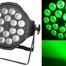 8xlot 18X15 Вт RGBWA 5in1 Led Par горшок профессиональное освещение Dmx Прожекторы Освещение сцены DJ оборудование Par Светодиодная лампа