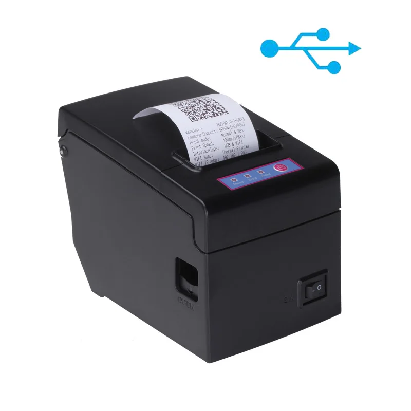 58mm pos thermal printer usb port receipt printer with English driver