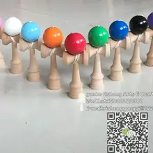 300 шт. 12 см мини-кендама, 3 стиля, каждый 100