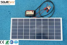 Solarparts 1x 20W polycrystalline solar panel module cell system 12V DIY kits for toys light led