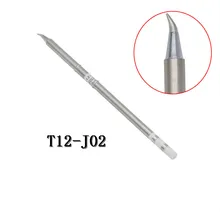1 шт. T12-J02 паяльная станция железные наконечники для HAKKO T12 ручка СВЕТОДИОДНЫЙ Переключатель Регулятор температуры FX-951 FX-952