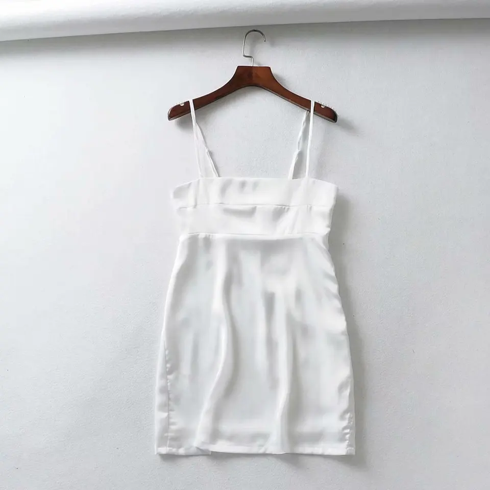 petite white sundress